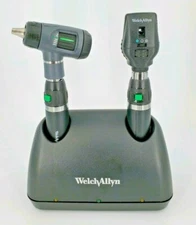 Welch Allyn Lithium Charger Set 71641-MS MacroView, Ophthalmoscope-collectible