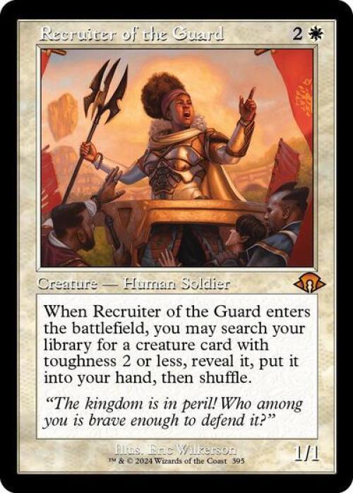 Recruiter of the Guard (Retro Frame) -Foil Light Play English MTG