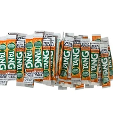 TANG Zero Sugar SINGLES TO GO Drink Mix Orange Tang 48 Packets No Box