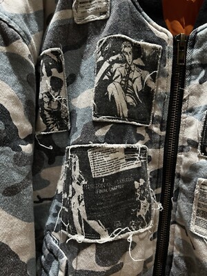 Rough Simmons Black and White Neo-Tokyo Bomber Jacket | eBay