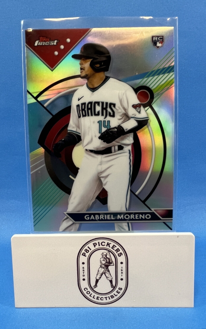 2023 Topps Finest Gabriel Moreno ROOKIE REFRACTOR RC #89 Arizona Diamondbacks