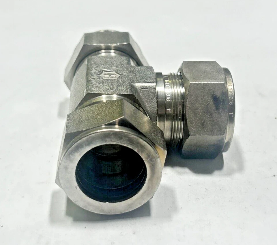 764LSS_1 Ham-Let 316 Stainless Steel Union Tee 1"x1"x1" Compression Let-Lok - Image 2 of 4