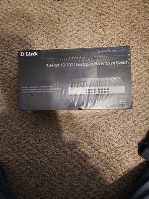     D-Link DSS-16  16-Port 10/100 Unmanaged Desktop or Rackmount Switch 