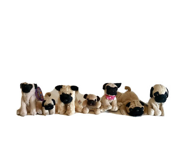 Ginormous Cuteness with this collection of small and mini PUGs - Set of 7