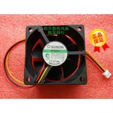 SUNON KDE1206PTV3 Server Cooling Fan DC 12V 0.7W 60x60x25mm 3-Wire