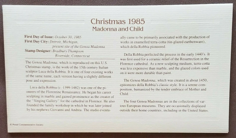 USA: (Four 1985) Extra Fine - FDC: w/ 22K gold replica. Retail value. $100.00 - Image 4 of 4