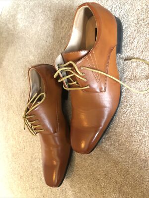 Bruno Marc New York Men\'s Brown Tan Casual Shoes Size 7.5 Bruno Marc Mens Classic Oxfords Fashion Casual Leather Shoes  main image 2