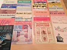 24 Vintage Pieces of Irving Berlin Music Co. Sheet Music  27 