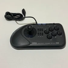 SEGA MEGA DRIVE Arcade Power Stick 6B SJ-6600 from Japan RARE NICE 6 Button F/S