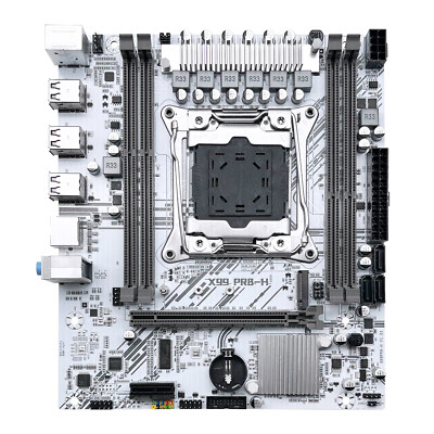 MACHINIST X99 PR8 Motherboard LGA 2011-3 White Mobo DDR3 NVME/SATA