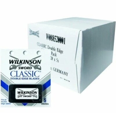 Wilkinson Sword Classic Double Edge Razor Blades - 295 Blades (59 x5 packs) NIB