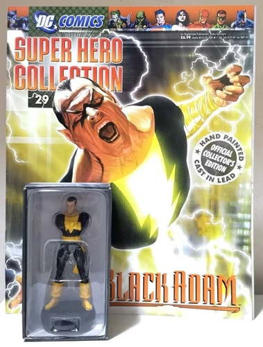 Eaglemoss DC Comics Superhero Collection Black Adam #29 Figure & Magazine MIP
