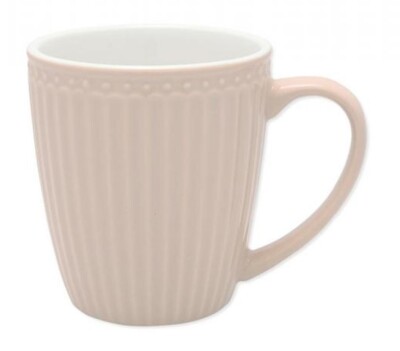 GreenGate Kaffeebecher Alice creamy fudge beige Geschirr Tasse Keramik 300 ml