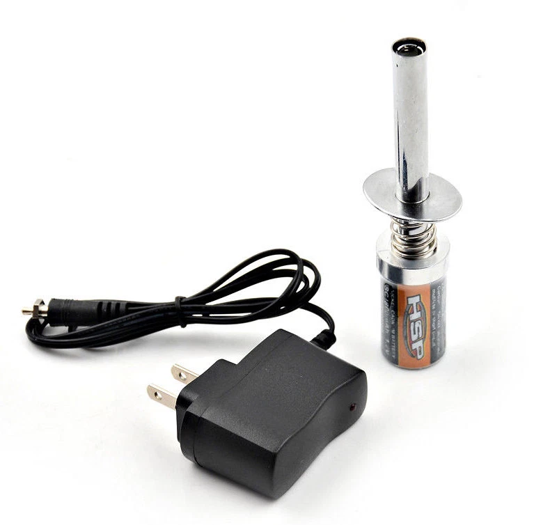 Nitro Rc Car Glow Plug Charger For Thunder Tiger Ts4n ssr sledgehammer eb4 mta4 - Image 2 of 4