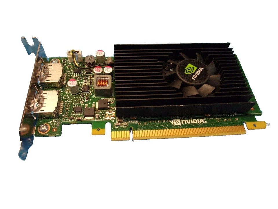 NVidia NVS 310 512MB PCI-e 2x DisplayPort low Profile Graphics Card - Image 2 of 4