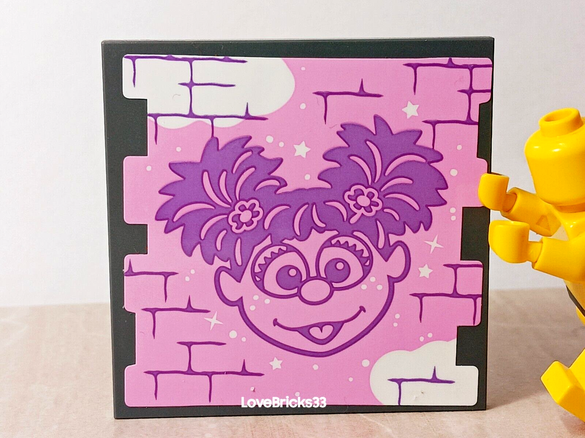 LEGO Sesame Street MAGIC Girl Abby Cadabby Mural Tile 6x6 Sticker