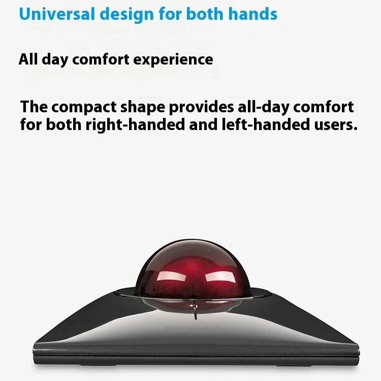 KENSINGTON Wireless Trackball Mouse SlimBlade Pro Ergonomic Bluetooth Mice USB - Image 4 of 4