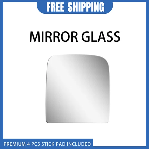 Tow Mirror Glass For 2013 Ram 1500 2500 3500 4500 5500 Left Side Flat Adhesive