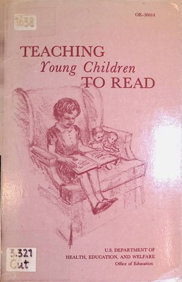 Teaching Young Children to Read Office of Education Bulletin, n. 19 Cutts, Warre
