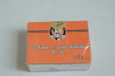 最新最全の Box Highlights Career Jr. Ripken Cal Fleer Set eBay | Sealed ボックス