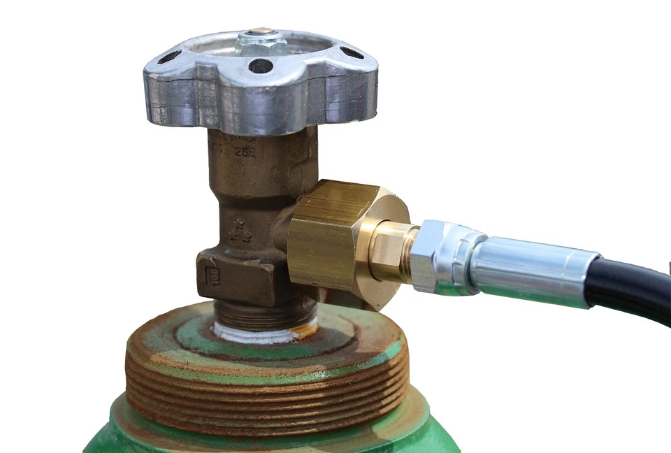 Umfüllschlauch für Argon, CO2, Schutzgas, Ballongas 1 m - Bild 2 von 4