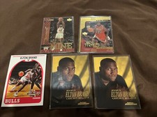 Lot Of 5 Elton Brand Rookie Cards Gold Reserve 2nd Year