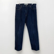 Levis 505 Jeans Mens 36x30 Dark Wash Regular Fit Straight Leg EUC