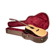 Crossrock Universal Wood Case for Gibson Acoustic J45，Martin Dreadnought Guitars