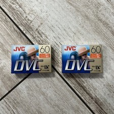 Lot Of 2 JVC Mini DVC Mini Digital Recording Cassette M-DV60DU 60 Min 90 LP New