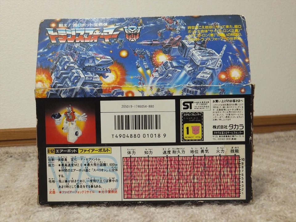 TAKARA 1986 TRANSFORMERS SCRAMBLE CITY FIREVOLT C-52 - Image 2 of 4