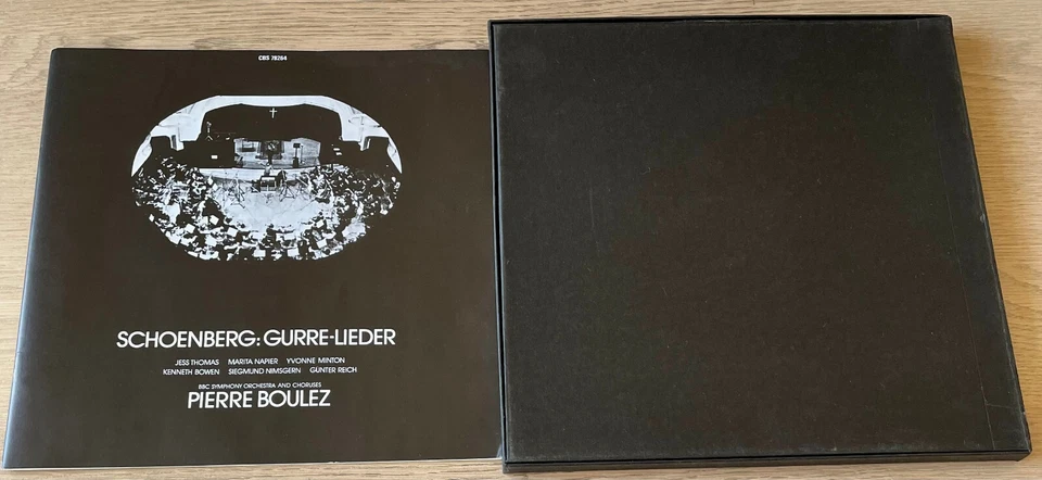 CBS 78264 SCHOENBERG GURRE-LIEDER 2-LP SET BOULEZ (1975) NM GERMANY - Image 2 of 3