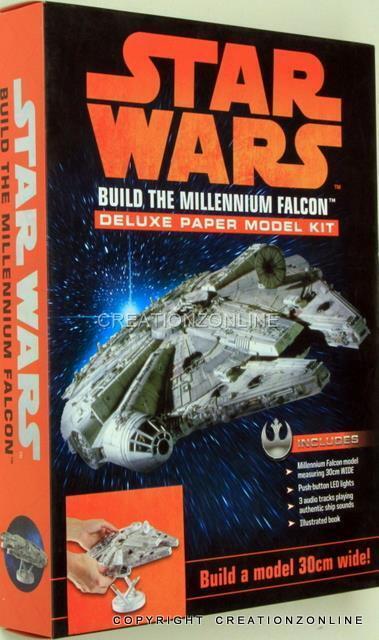 Star Wars Build the Millennium Falcon Model 30 cms wide Paper Model Kit NEW