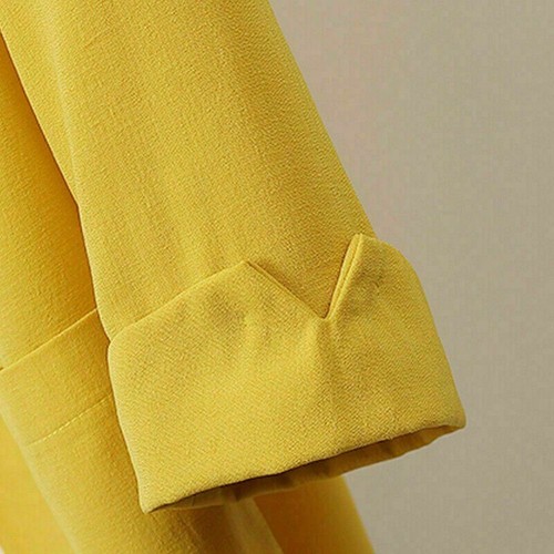 2025 Womens Ladies Formal Plus Size 3/4 Sleeve Coat Jacket Suit Blazer@!! - Picture 8 of 13