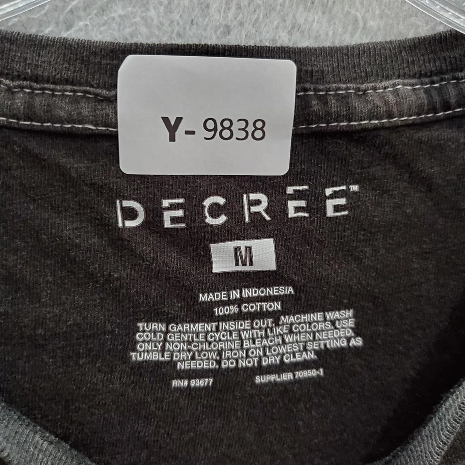 Camiseta Legion Of Rock Hombre Gris Medio Power + Fury World Tour 86 Gráfico Calavera Foto 2 de 4