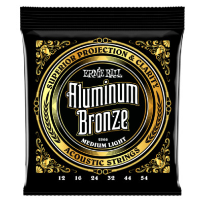 Ernie Ball Medium Aluminum Bronze Acoustic Guitar Strings P02566