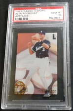 1993 ALEX RODRIGUEZ CLASSIC 4 SPORT ACETATES ROOKIE PSA 10 