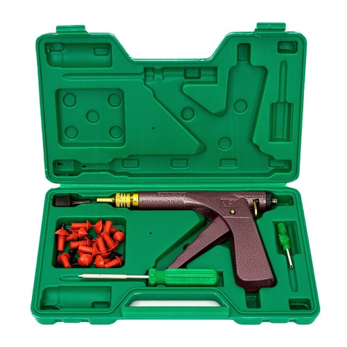 Tubeless Tire Wheel Tyre Repair Kit Mushroom Plugs Vacuum Gun Probes Motorcycle - Picture 5 of 11