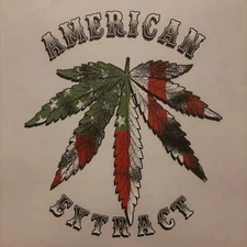 AMERICAN EXTRACT WEED POT LEAF MARIJUANA MARY JANE SHIRT #MJ-23