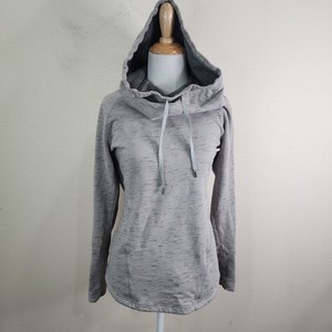 Lucy Activewear Women’s Cowl Neck Pullover Sweatshirt Size Medium Pockets