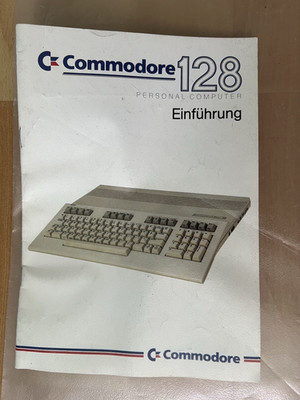 Vintage COMMODORE C128 Einführung Bedienhandbuch für C128 C128D