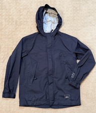 REI Jacket Boys XSmall Black Hooded Waterproof Rain Outdoor Hiking Youth READ