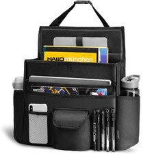 Car Front Seat Organizer, Back Seat Storage with Adjustable Straps Truck Seat...