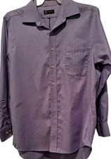 Chaps Long Sleeve Men Size 16-16 1/2 Mauve Dress Classic Businesss Formal 