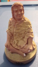 Christmas Chalkware Nativity Figurine Shepherd Made in Italy 1950s — photo 1