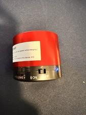 Red Mini AARP Bluetooth Speaker   Brand New   USB Cord   Rechargeable CFS-S10