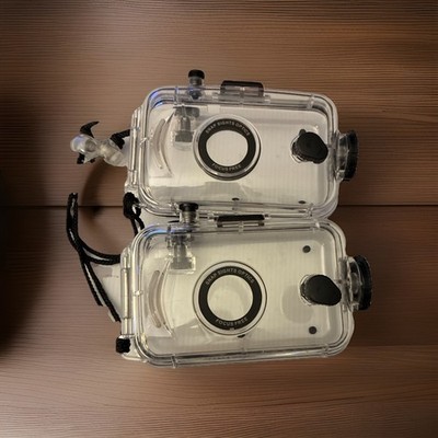 2- Snap Sights Optics Focus Free Underwater Camera Protector Case Only SS0874582