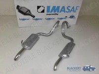 Imasaf Auspuffset Endtopf Links + Rechts für Alfa Romeo Montreal 2.6 1972-1979