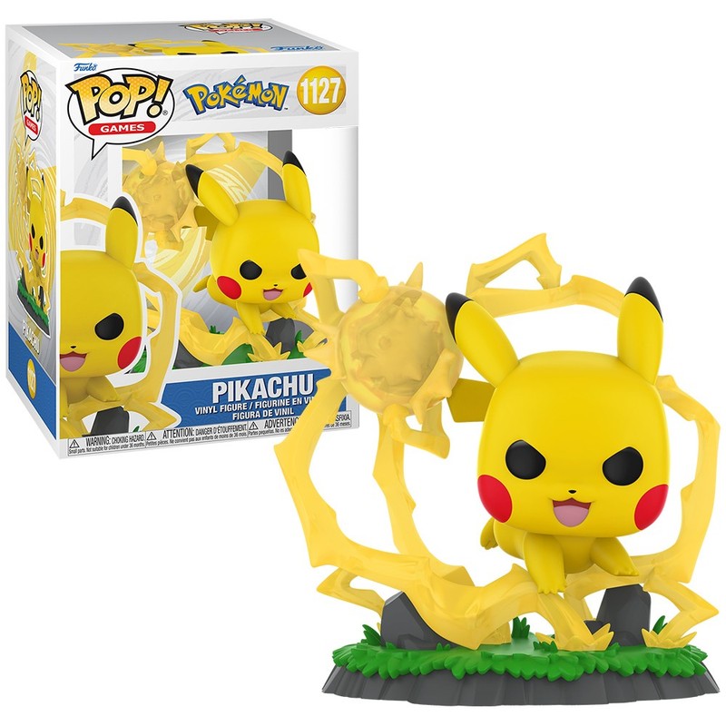 Funko POP! Games Pokemon Pikachu Premium Vinyl Figure 1127 Collectible 91662