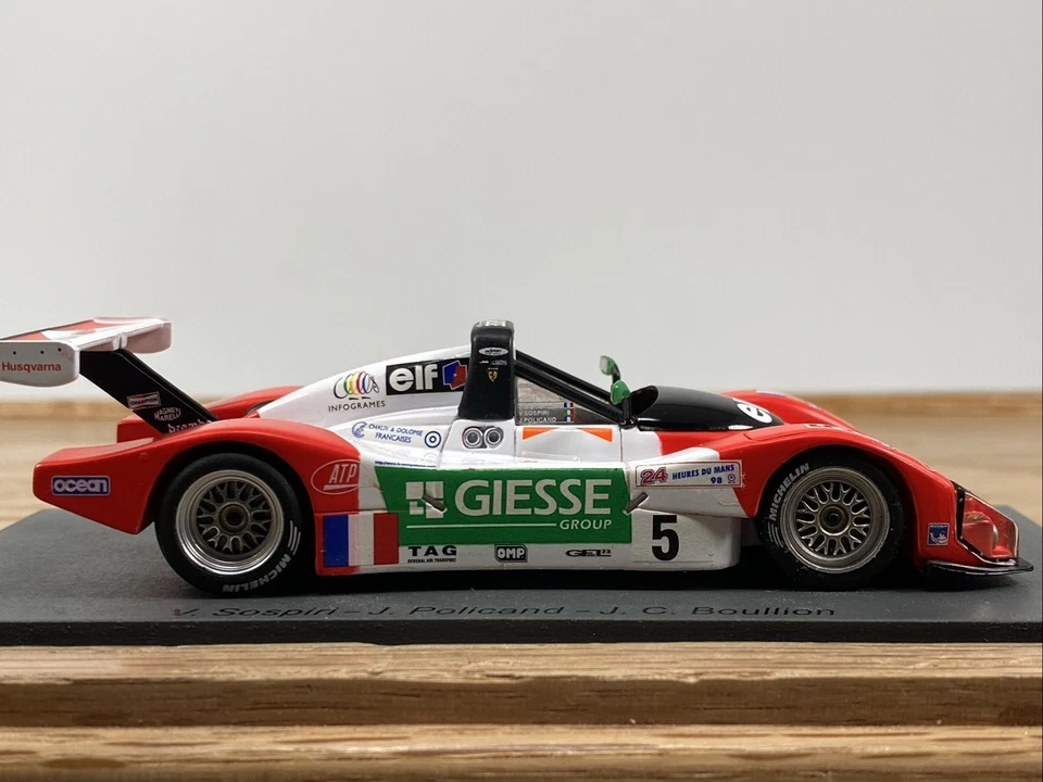1/43 Spark 1998 Jabouille Boursche Ferrari F333SP Sospiri LeMans SCF104! Foto 4 de 4