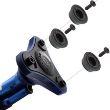 - Set of 3 Replacement Screw-In Rubber Cane Tips Feet Suitable for Hurrycane Fre